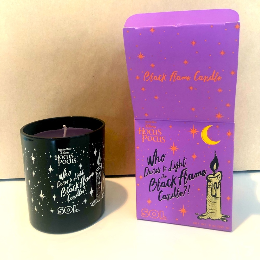 Colourpop x SOL Hocus Pocus Black Flame Candle